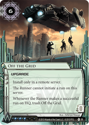 Android Netrunner Off the Grid Image