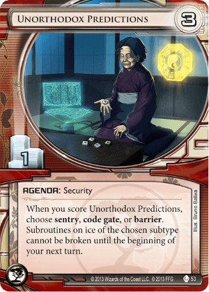 Android Netrunner Unorthodox Predictions Image