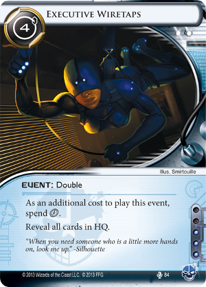 Android Netrunner Executive Wiretaps Image
