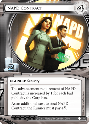 Android Netrunner NAPD Contract Image