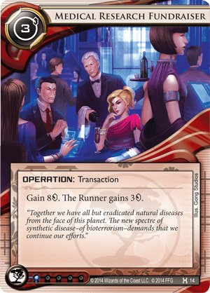 Android Netrunner Medical Research Fundraiser Image