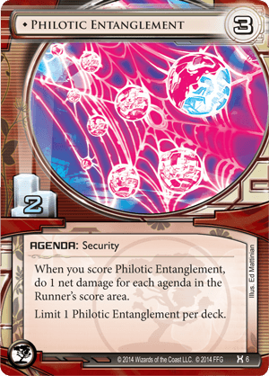 Android Netrunner Philotic Entanglement Image