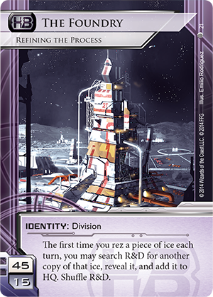 Android Netrunner The Foundry: Refining the Process Image