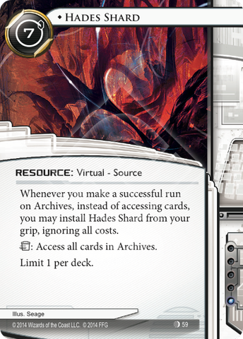 Android Netrunner Hades Shard Image
