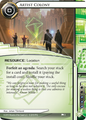 Android Netrunner Artist Colony Image