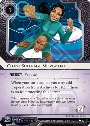 Android Netrunner Clone Suffrage Movement Image